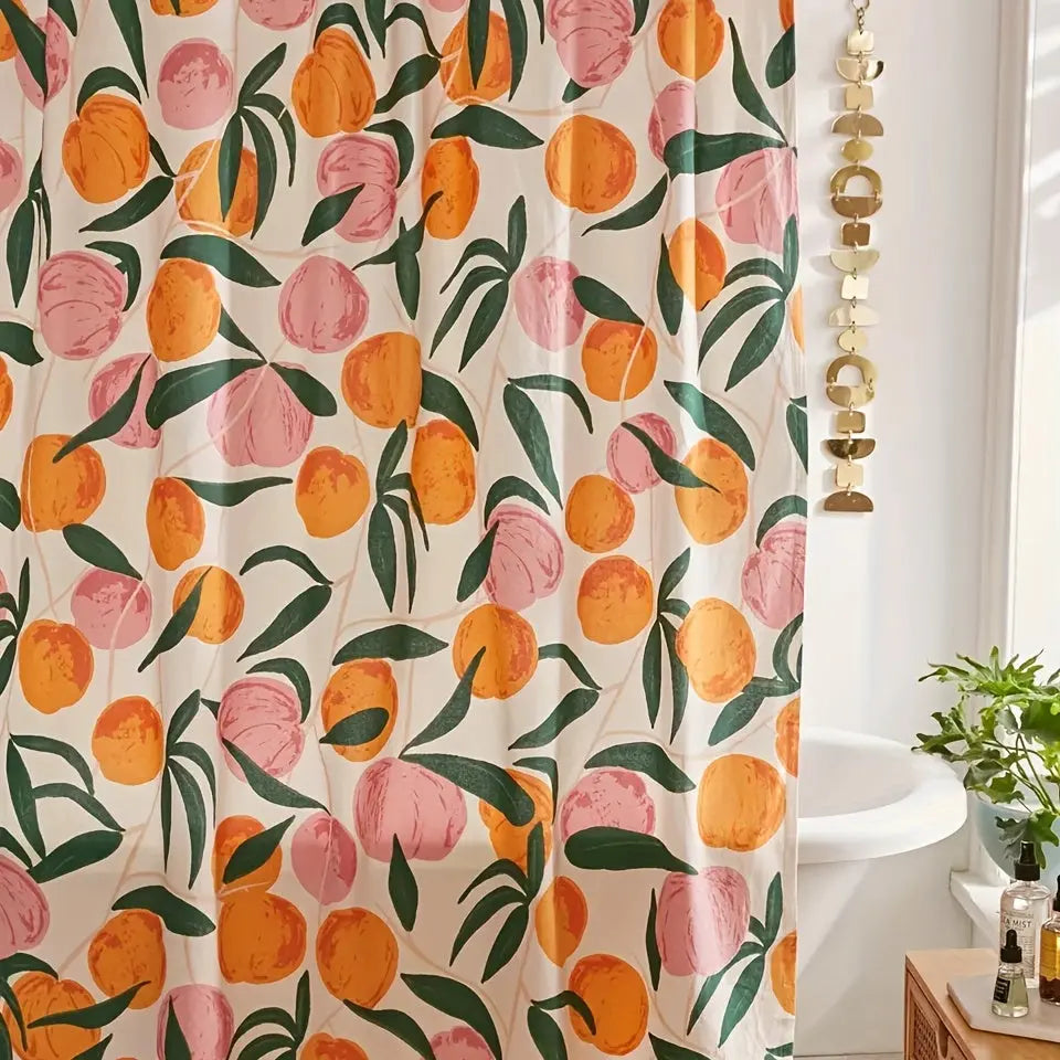 BowLift | Elegant Flower Shower Curtain – Fresh Bathroom Make-over