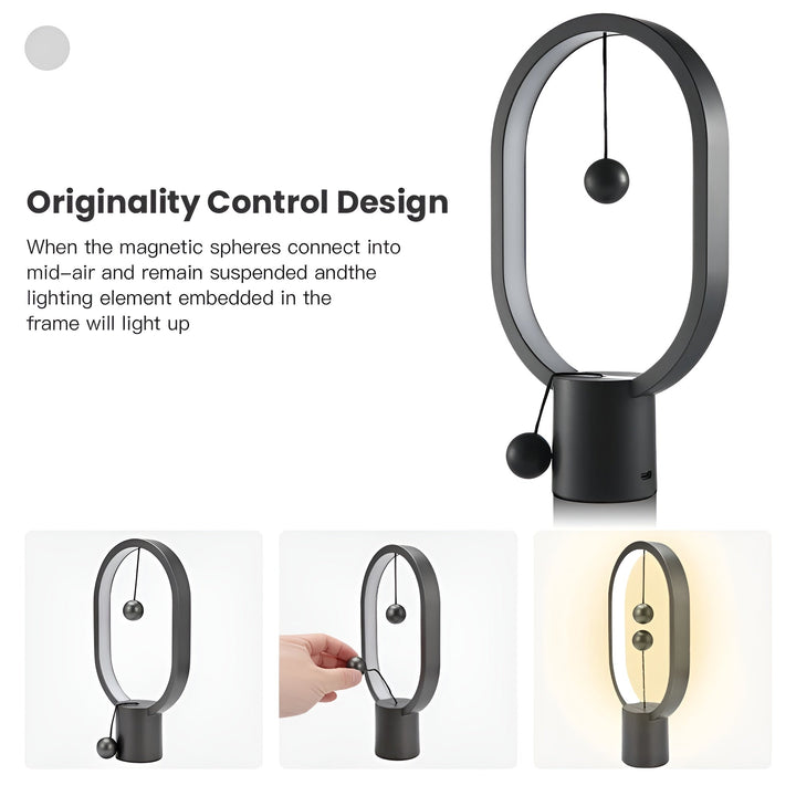 BowLift | Elegant LED BalanceGlow Lamp – Refined Atmosphere & USB Charging