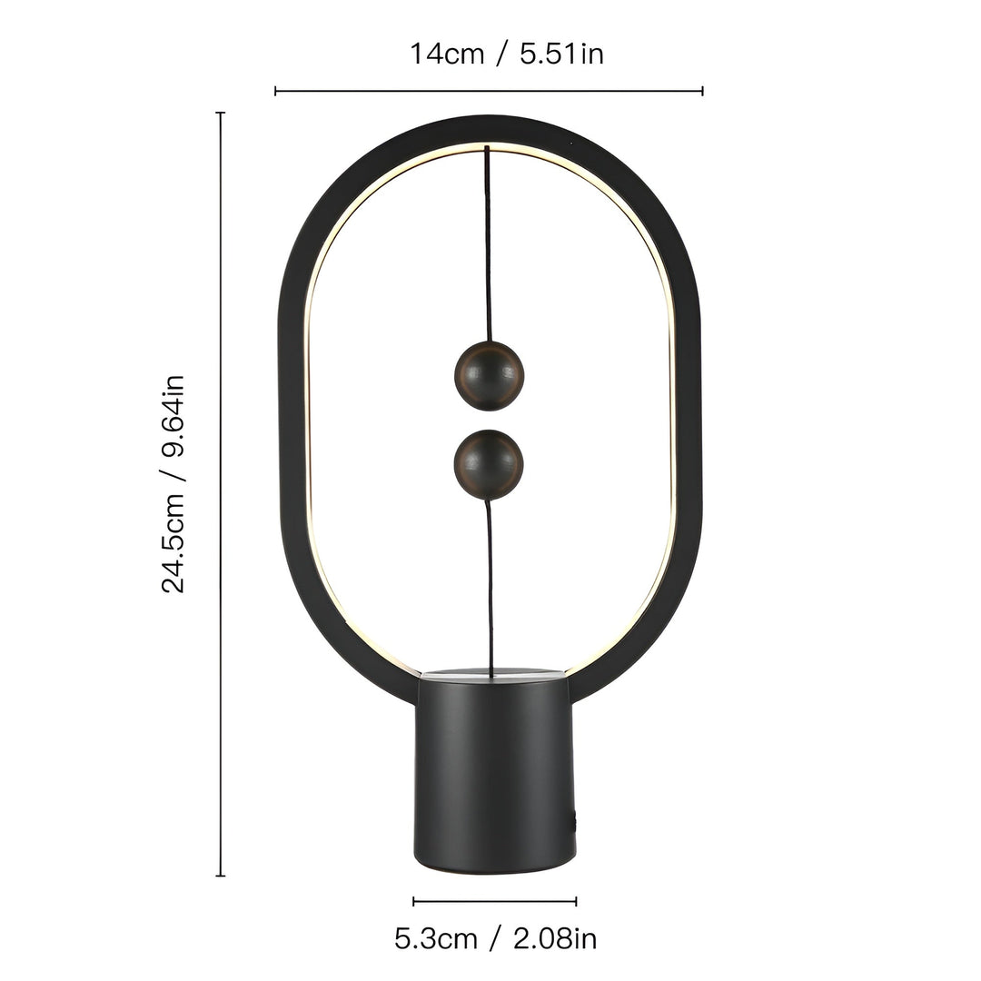 BowLift | Elegant LED BalanceGlow Lamp – Refined Atmosphere & USB Charging