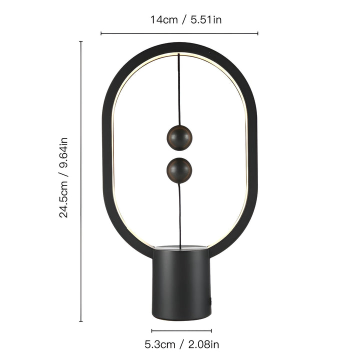 BowLift | Elegant LED BalanceGlow Lamp – Refined Atmosphere & USB Charging