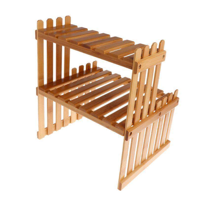 Bamboo Flowers Plants Shelf Bowlift
