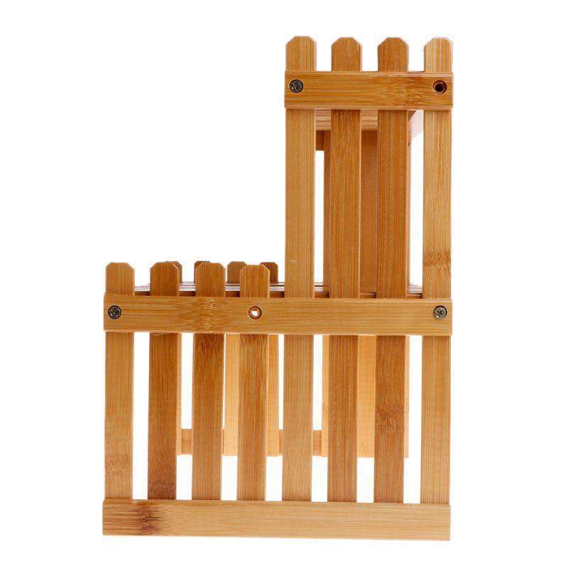 Bamboo Flowers Plants Shelf Bowlift