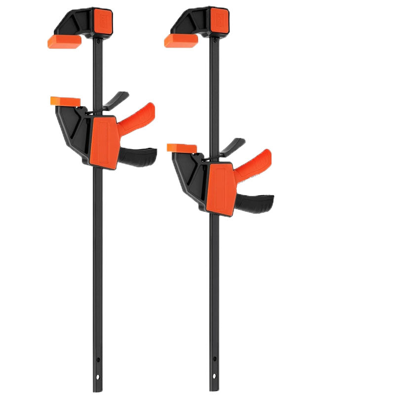 BowLift | 2-Pack Bar Clamps for Woodworking Clamps Sets Quick-Change F Clamp with 150 lbs Load Limit