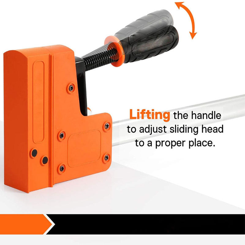 BowLift | 2-Pack 48 inch or 30 inch Bar Clamp Set Parallel Clamp Set  Even Pressure  High-strength Plastic and Carbon Steel