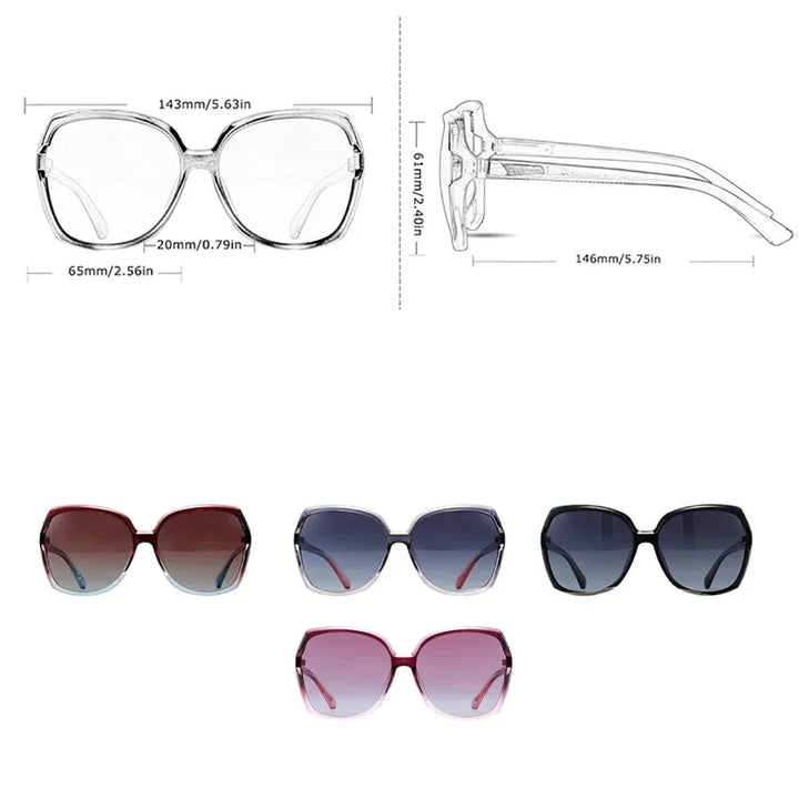 BARCUR | Polarized sunglasses for women with gradient lens | Protect your eyes with style Bowlift