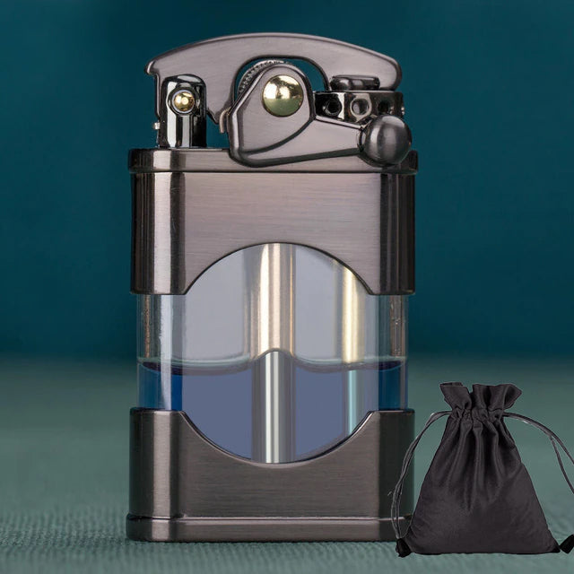 Elegant Retro Slim Metal Lighter | Bowlift