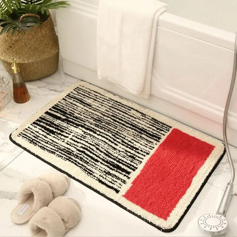 BowLift | Soft bath mat with non-slip underside for an elegant bathroom