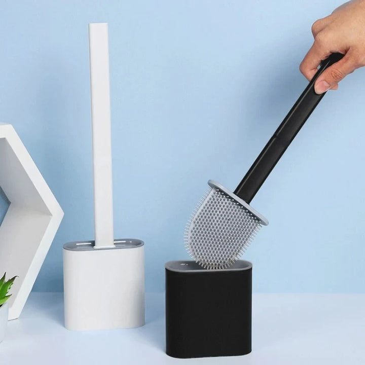 FLEXIBLE SILICONE BRUSH For TOILET CLEANING Bowlift