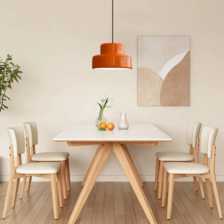 BowLift | Bauhaus Glow Light - Enchanting Orange pendant light for the dining room