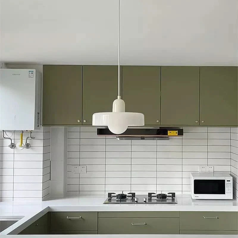 BowLift | Bauhaus Colored Glass Pendant Light