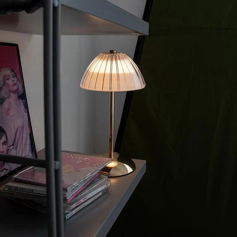Beacon - LED Crystal Nightstand Lamp without caBowlifte | Bowlift