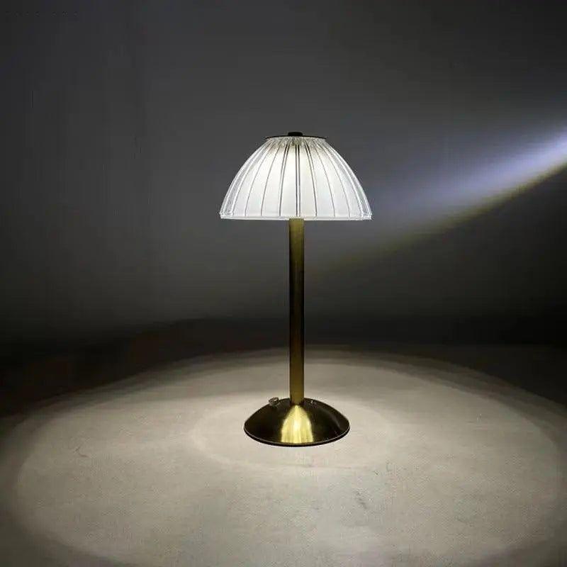 Beacon - LED Crystal Nightstand Lamp without caBowlifte | Bowlift