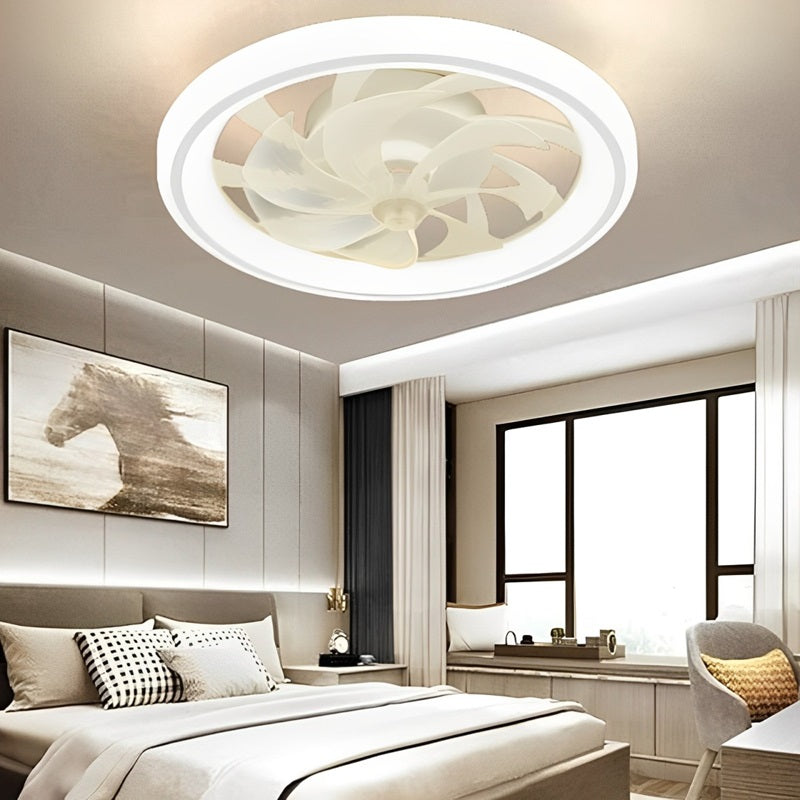 BowLift | Smart Bedroom Ceiling Fan with LED Lights