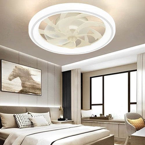 BowLift | Smart Bedroom Ceiling Fan with LED Lights