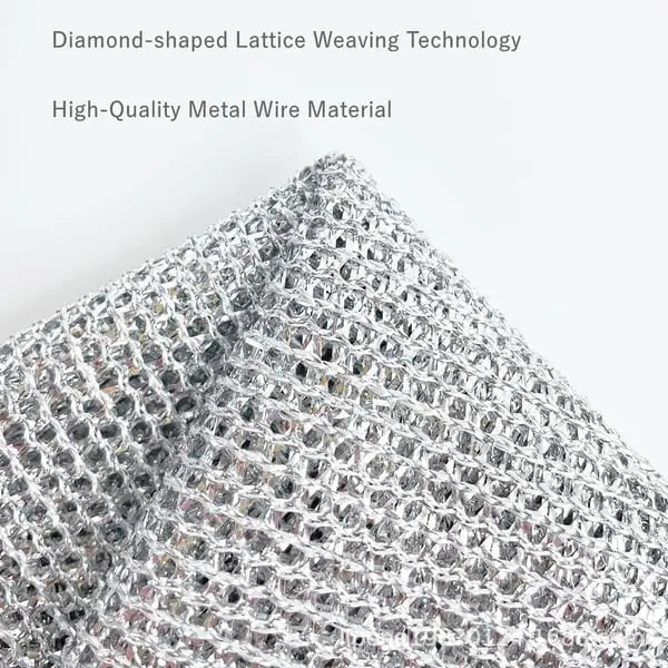 BowLift | Double-sided stainless steel sponge for heavy-duty use