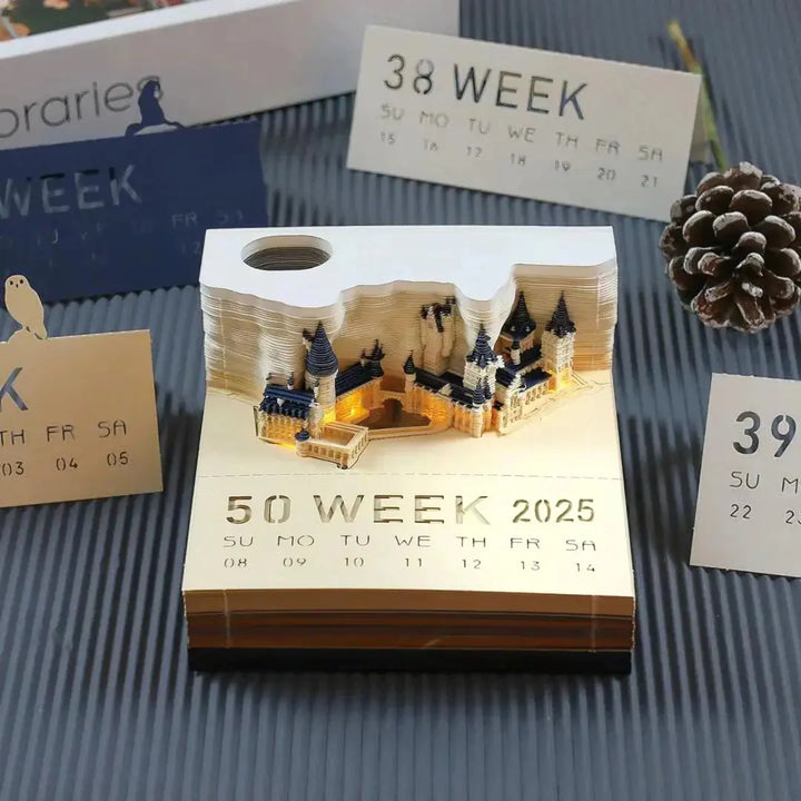 BowLift | Illuminated 3D Castle Notebook