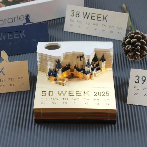 BowLift | Illuminated 3D Castle Notebook