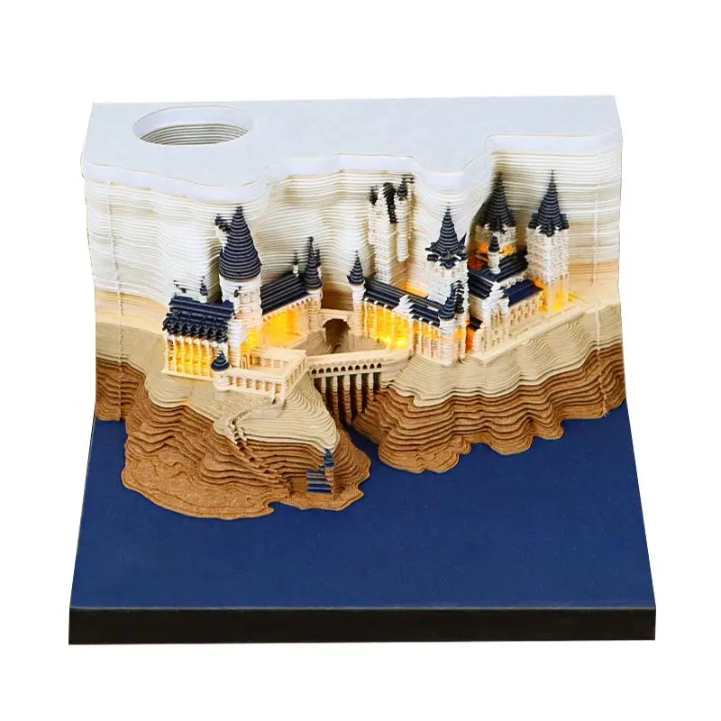 BowLift | Illuminated 3D Castle Notebook