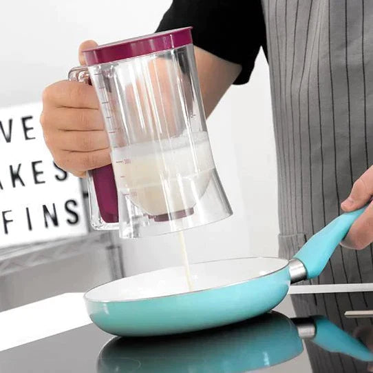 BowLift | Handy Batter Dispenser | Pancakes & Cupcakes in no time