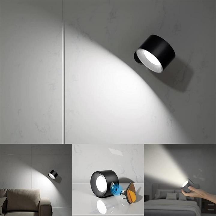 BowLift | FlexiLamp – Cordless rechargeable 360° wall lamp