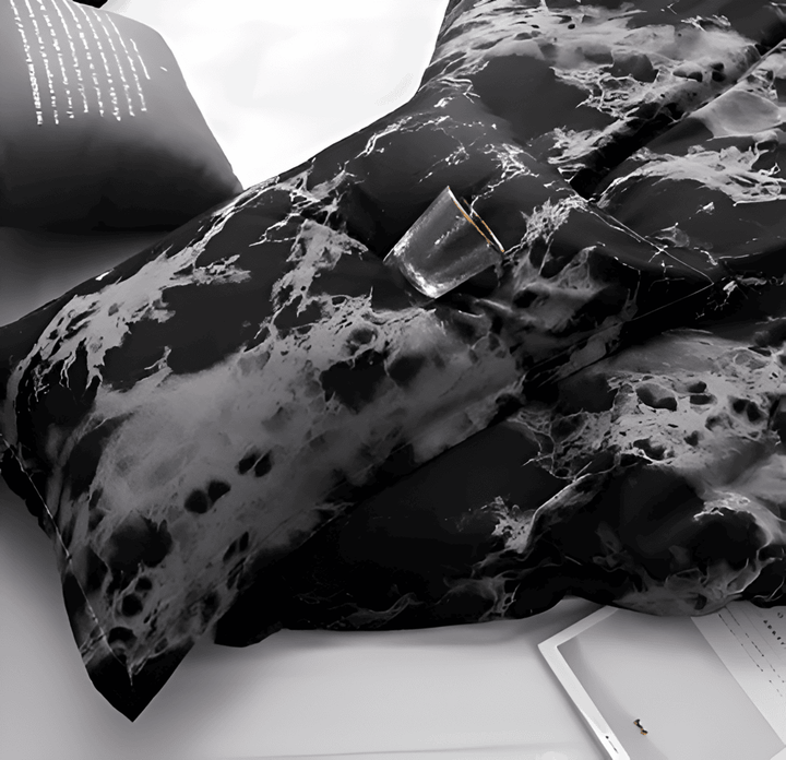 BowLift | Bedding 155x220 Marble | Luxurious 3-piece Set