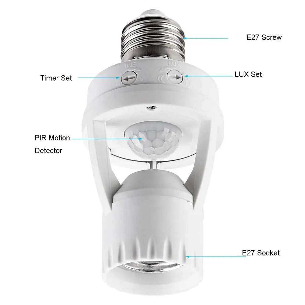 BowLift | Motion-controlled E27 lamp socket with IR sensor