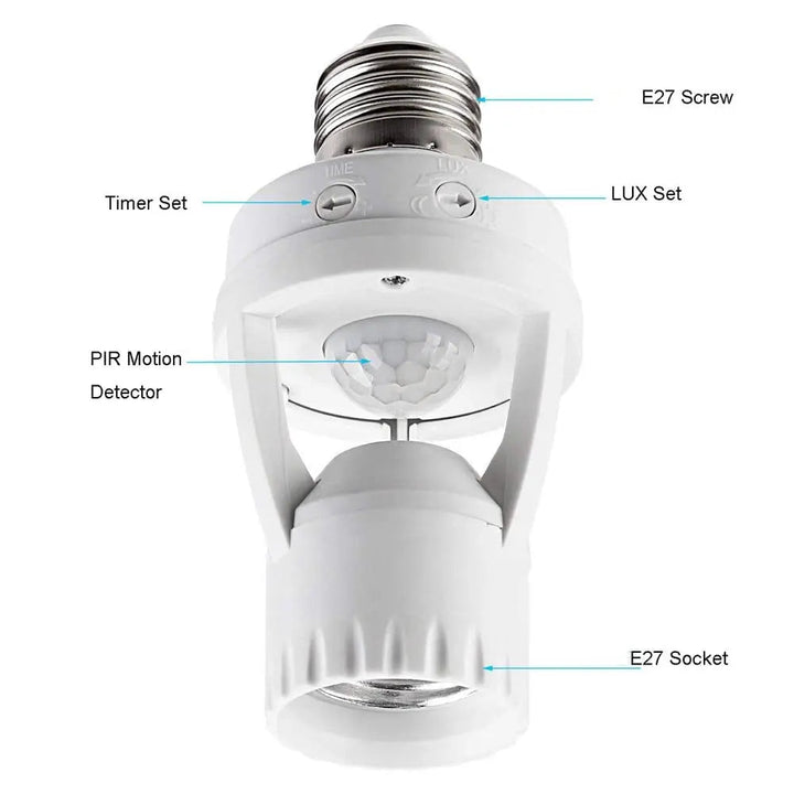 BowLift | Motion-controlled E27 lamp socket with IR sensor