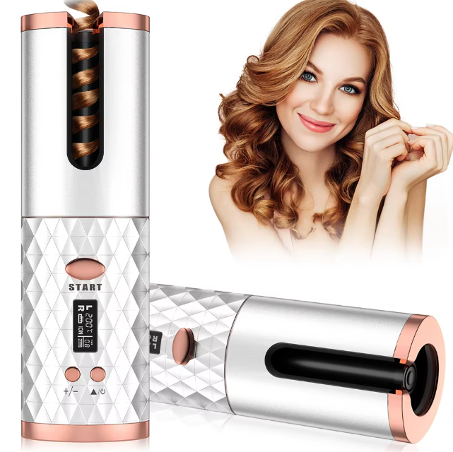 BowLift | Wireless hair curling iron with a ceramic body – Fast and long-lasting curls