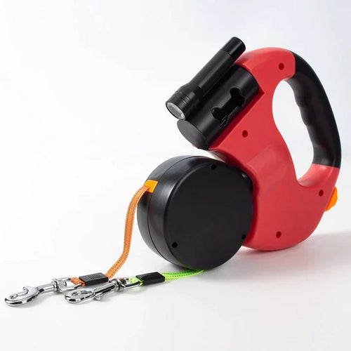 DuoPaw - Practical Retractable Dog Leash with Knot-Free System Bowlift