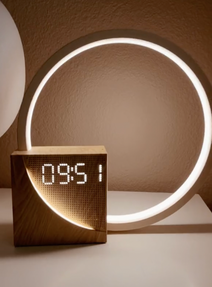 BowLift | Sunrise Simulation Alarm Clock with Built-In Charger