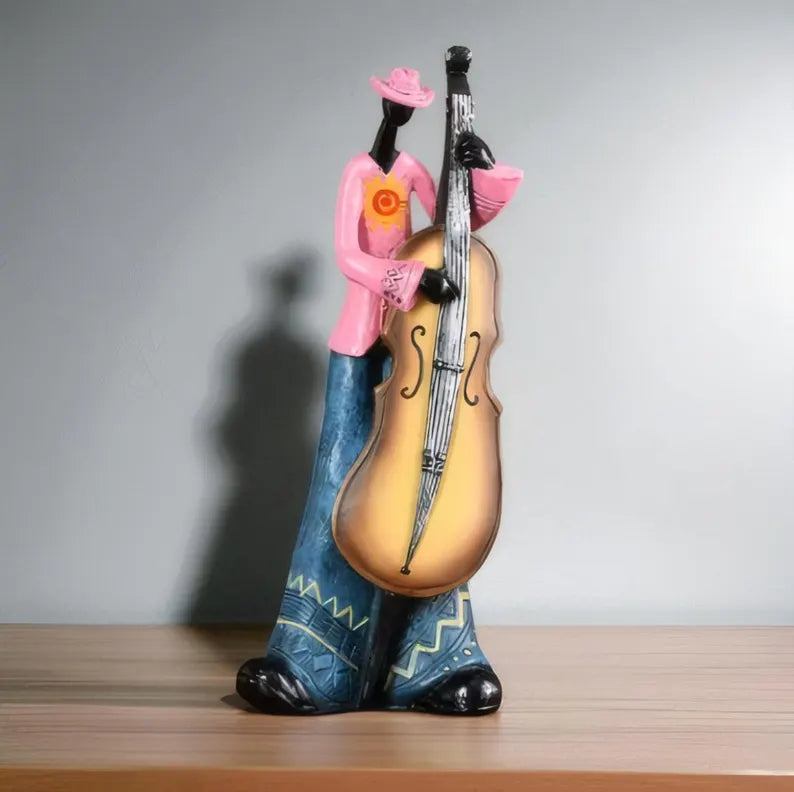 BowLift | Wall Art Resin Jazz Musician Sculpture