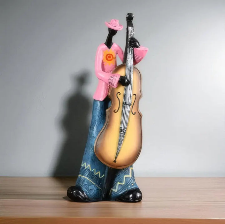 BowLift | Wall Art Resin Jazz Musician Sculpture
