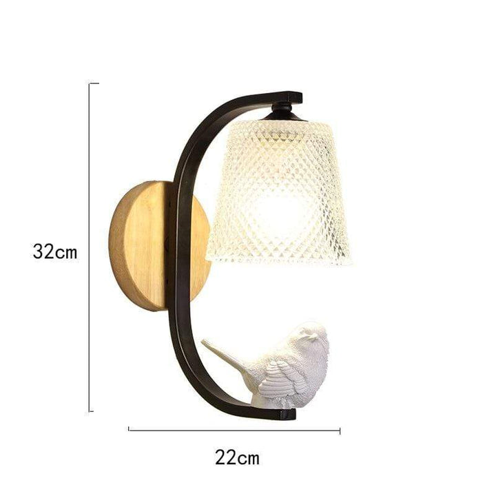Bird Lamp Wall Lamp Bowlift