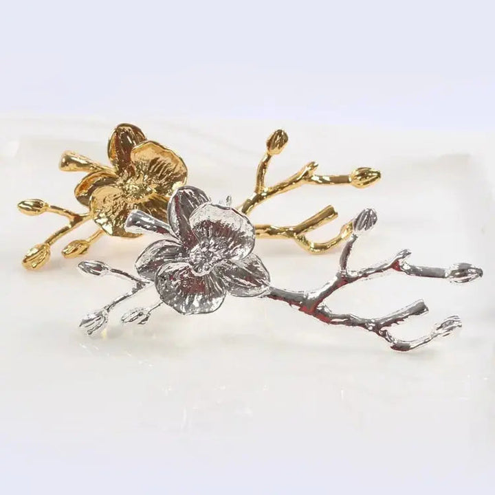 BowLift | Bird & Flower Napkin Rings - 4 Pieces