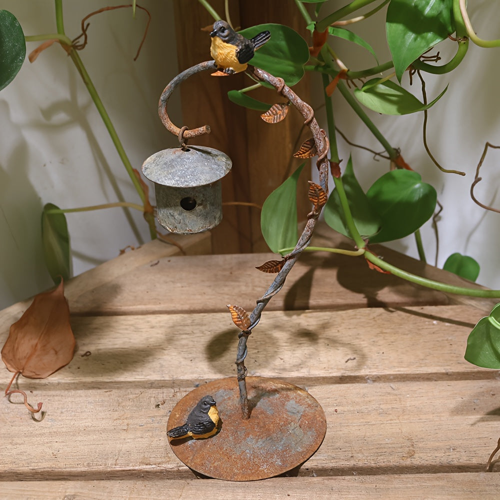 BowLift | Garden Ornaments Miniature Iron Fairy Set Decor