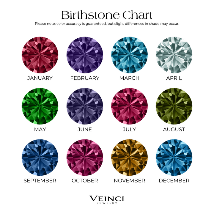 BowLift | Dainty Birth Flower & Birthstone Chain Bracelet