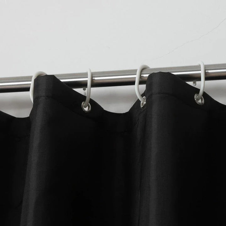 Black shower curtains Bowlift