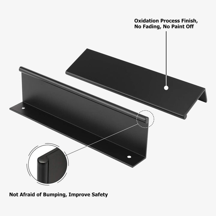 Bowliftack Kitchen Cabinet Finger Edge Drawer Handles | Bowlift