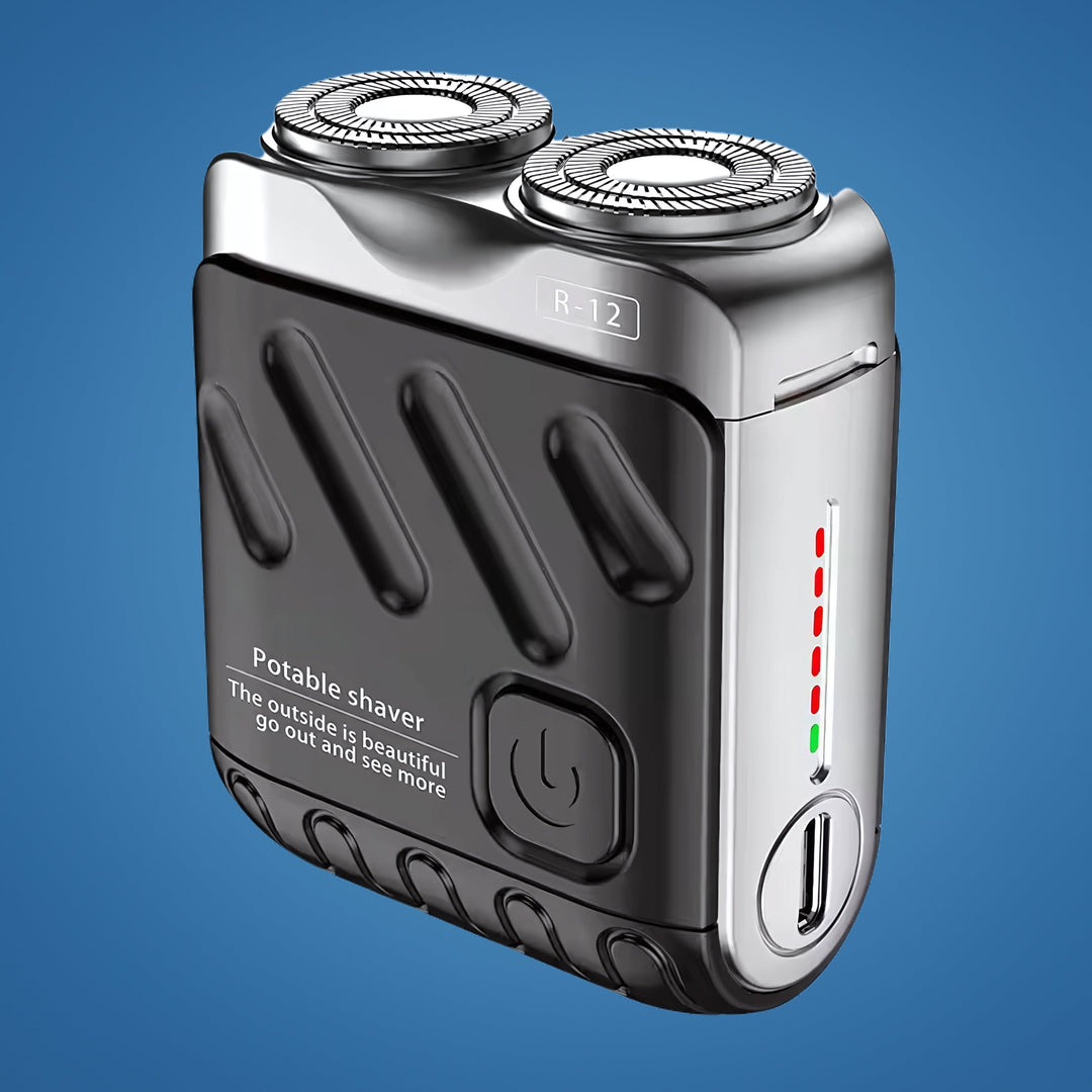 SmoothEdge | Rotary Electric Shaver – Dual-Ring Blades – Water-Resistant – Men's Grooming Bowlift