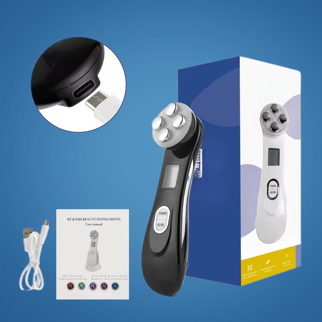 GlowBeam | LED Facial Wand – Anti-Ageing Light Therapy – Lightweight Design – Home Skincare for All Skin Types Bowlift