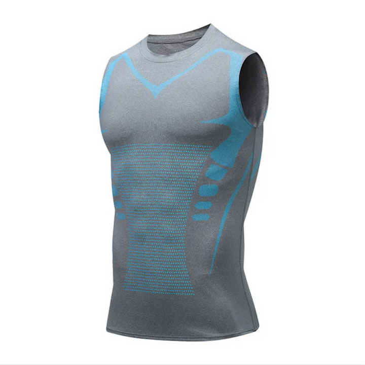 BowLift | KrachtVorm Men's Compression Vest – Invisible Posture Correction & Slimmer Appearance