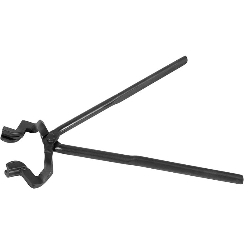 BowLift | 16"Z- V-Bit Style Tongs  Blacksmith Tongs Z-Jaw Offset Knife Making Tongs Blacksmith for Beginner and Seasoned Blacksmiths Bladesmiths and Craftsmen