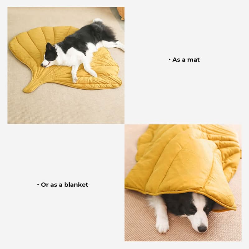 BowLift | BladNest Dog Blanket – Comfortable Leaf-shaped Blanket made of Cotton and Polyester