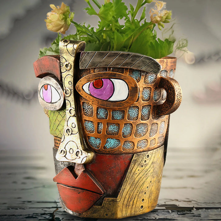 BowLift | Stylish Abstract Art Flower Pot Ornaments - RetroVisage