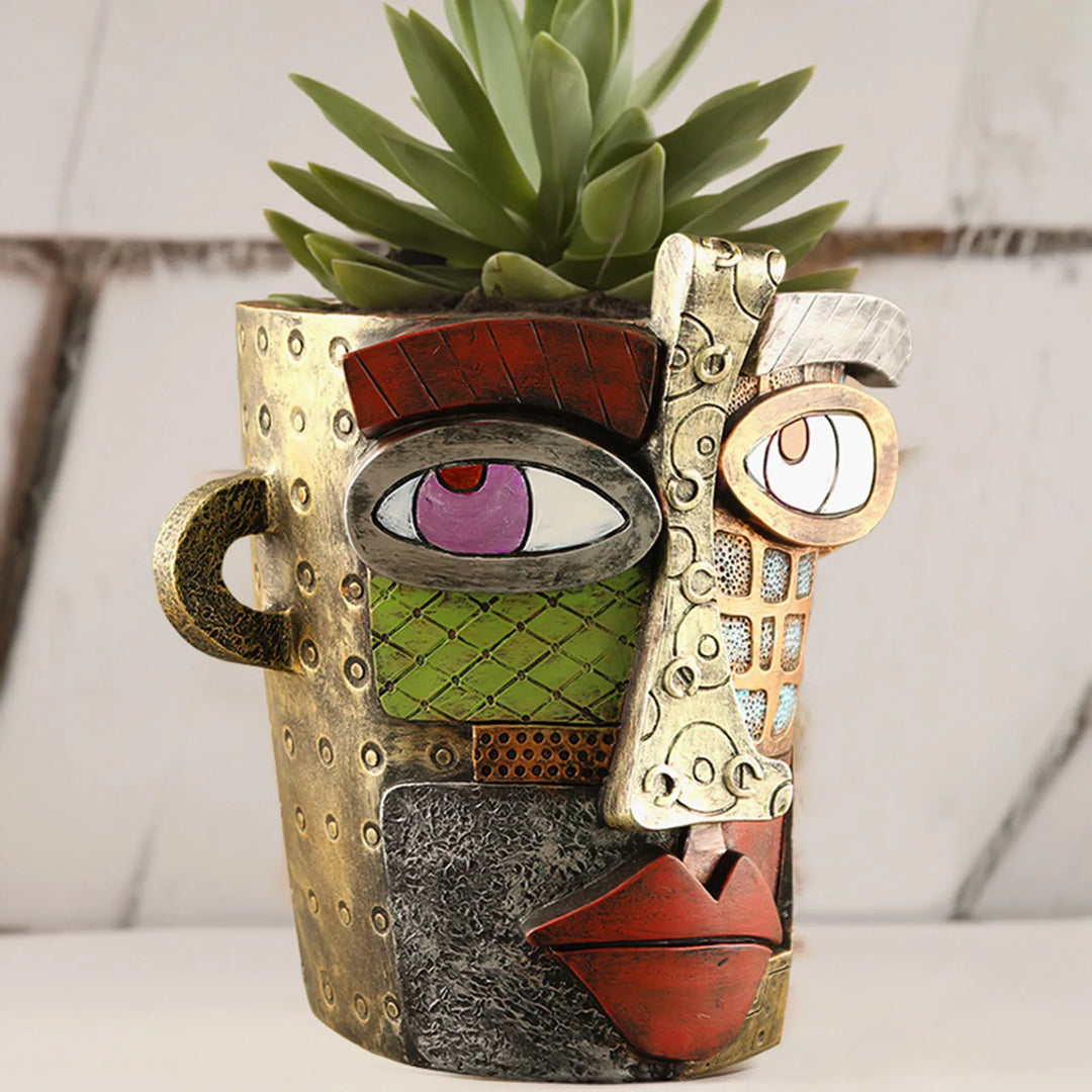 BowLift | Stylish Abstract Art Flower Pot Ornaments - RetroVisage