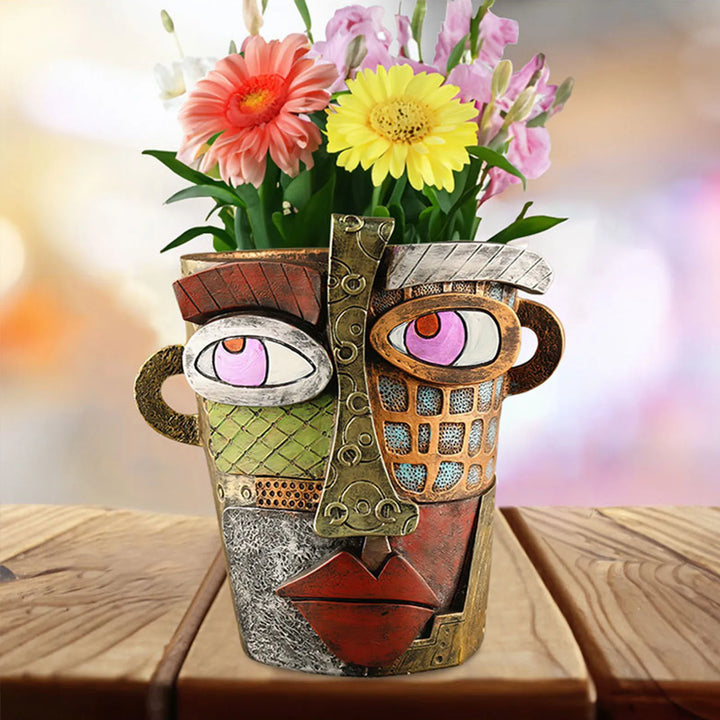 BowLift | Stylish Abstract Art Flower Pot Ornaments - RetroVisage