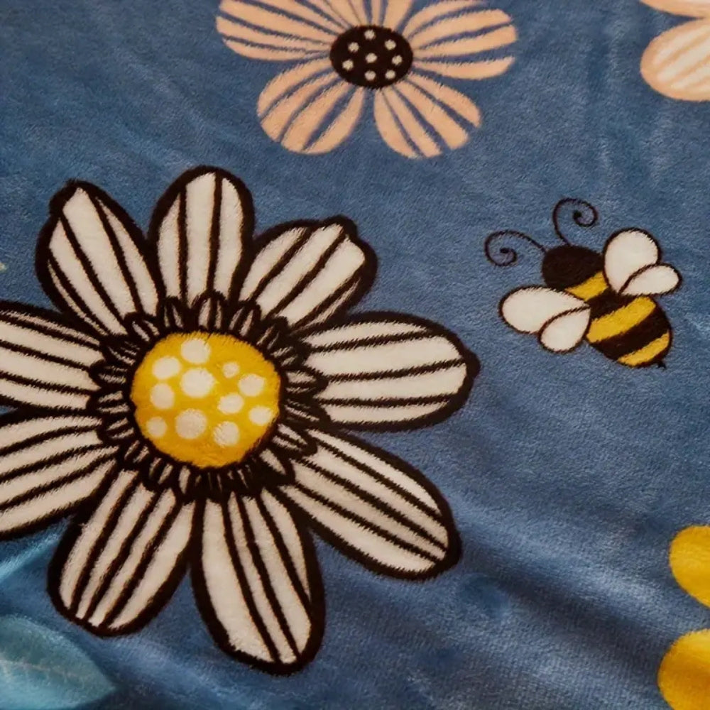BowLift | Bloombee Retro Floral Soft Blanket