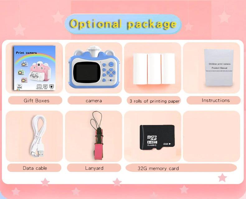 BowLift | Instant Print Camera Bundle 1080 Camera with Thermal Print