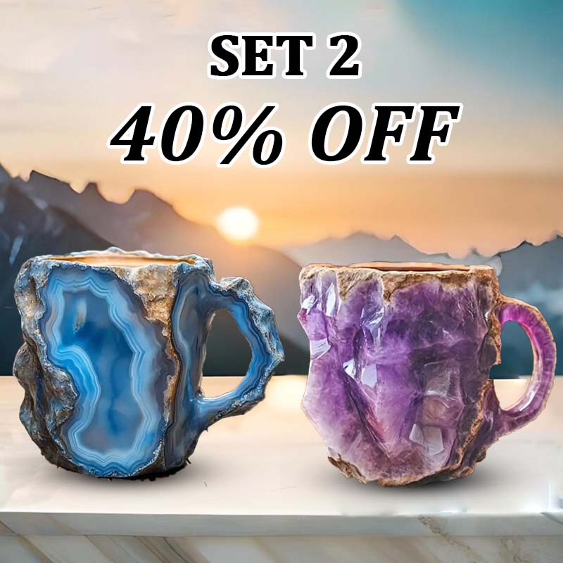 BowLift | CrystalBrew Coffee Mugs | Elegant mineral crystal mugs for a unique coffee experience
