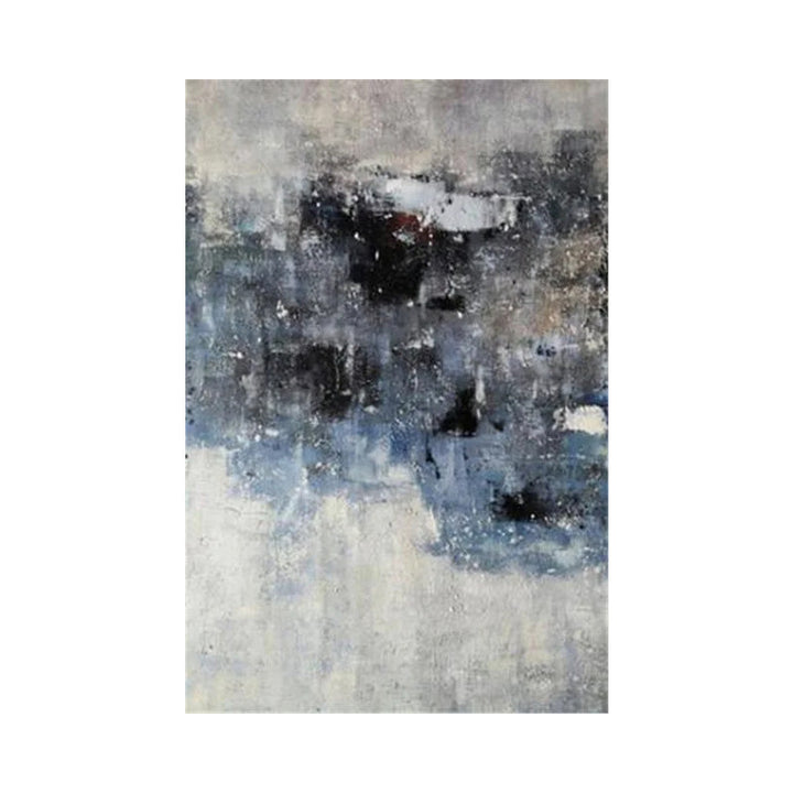 Blue Gray Contemporary Abstract Wall Art Fine Art Canvas Prints Posters Pictures For Living Room Home Office Art Decor | Bowlift